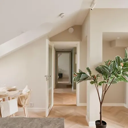 Dinbnb Gruenerlokka I Penthouse With Private Rooftop I 2 Bedrooms & 1 Bathroom 오슬로